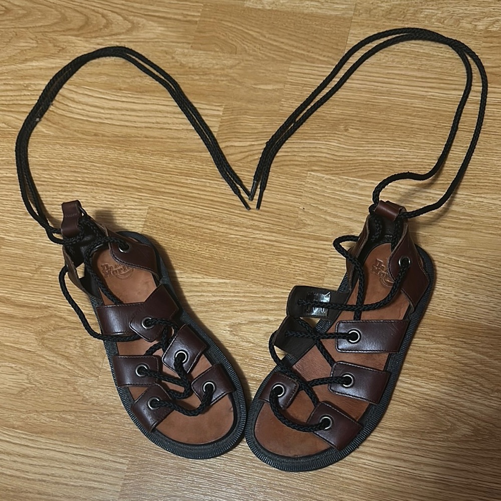 Dr. Martens Brown Leather Sandals